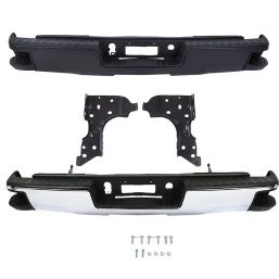 Rear Step Bumper Assembly For Chevy Silverado GMC Sierra 1500 2014 2015 16-2018