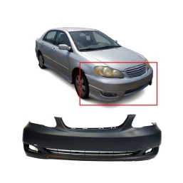 2005-2008 Toyota Corolla S XRS Primed Front Bumper Cover TO1000298 521190Z939