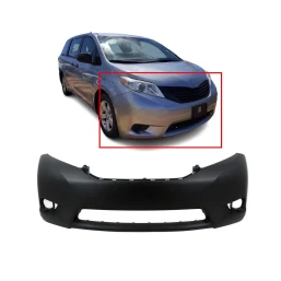 2011-2017 Toyota Sienna Primed Front Bumper Cover TO1000369 5211908904