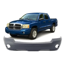 Bumper Cover For 2005-2007 Dodge Dakota Pickup Truck W/Fog Front Primed