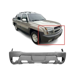 Bumper Cover For 2002 Chevy Chevrolet Avalanche 1500 W/fog holes Front Primed