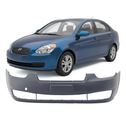 Bumper Cover For 2006-2011 Hyundai Accent Sedan Hatchback Front Primed