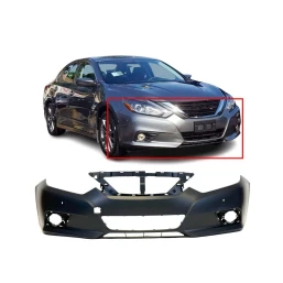 Bumper Cover Fascia for 2016-2018 Nissan Altima W/Park Ast Front Primed