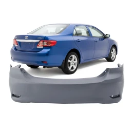 Bumper Cover For 2011-2013 Toyota Corolla Base CE L LE USA Built Rear Primed