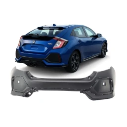 Bumper Cover For 2017-2019 Honda Civic Hatchback HO1100300 Rear Primed