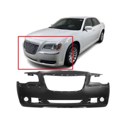 Bumper Cover For 2011-2014 Chrysler 300 W/O Park Holes CH1000A00 Front Primed