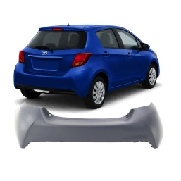 Bumper Cover for Toyota Yaris 2015-2017 TO1100314 Rear Primed
