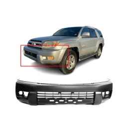 Bumper Cover For 2003-2005 Toyota 4Runner W/Fog Light TO1000260 Front Primed