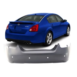 Bumper Cover for 2007 2008 Nissan Maxima W/Park Assist 07 08 Rear Primed