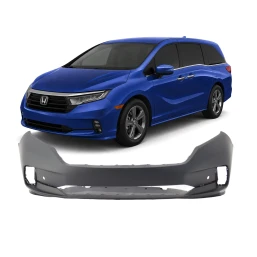 Bumper Cover For 2021-2022 Honda Odyssey W/Park Holes HO1000326 Front Primed