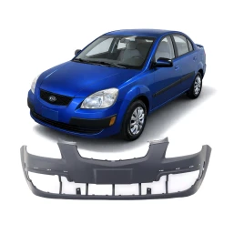 Bumper Cover For 2006-2009 Kia Rio Rio5 w Fog Light Holes EX LX SX Front