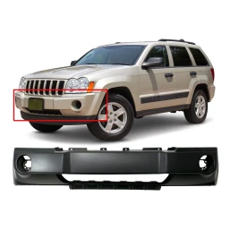 Bumper Cover for 2005 2006 2007 Jeep Grand Cherokee SUV 05-07 Front Primed
