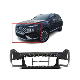 Bumper Cover For 2021-2021 Hyundai Santa Fe HY1014104 Front Upper Primed
