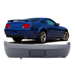 Bumper Cover For 2005-2009 Ford Mustang Base Coupe Convertible Rear Primed