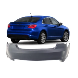 Bumper Cover For 2011-2014 Chrysler 200 Sedan Rear Primed