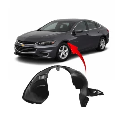 Left Driver Side Fender Liner For 2016-2018 Chevrolet Malibu GM1248279 Front