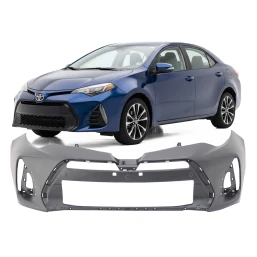 Bumper Cover For 2017-2019 Toyota Corolla SE/XSE TO1000424 Front Primed