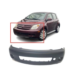 Bumper Cover For 2004-2005 Scion xA Hatchback w fog/spoiler holes Front