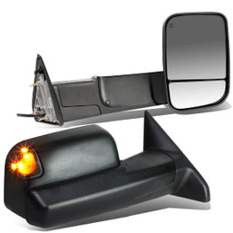 09-16 Ram 1500-5500 Powered Towing Mirrors - w/Heated+LED Amber Turn Signal