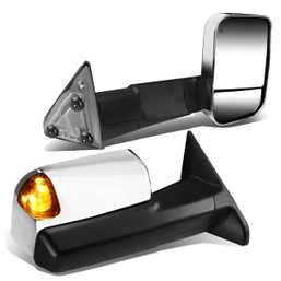 09-16 Ram 1500-5500 Powered Towing Mirrors - w/Heated+LED Amber Turn Signal+Temp Sensor