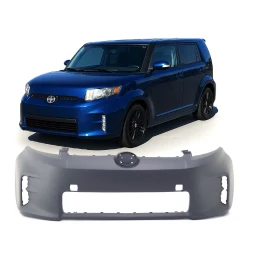 Bumper Cover For 2011-2015 Scion xB Base Wagon W/fog light holes Front Primed