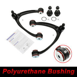 4pc Front Upper Control Arms Poly Kit for Suburban Sierra 1500 Tahoe Yukon