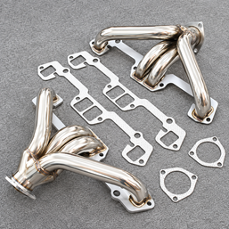 Short Tube Exhaust Header For Plymouth Dodge Chrysler Small Block 5.2L 5.6L 5.9L
