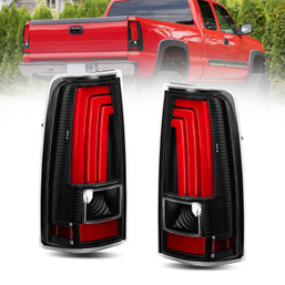 2X LED Tail Light Assembly Rear Lamps For 2003-2006 Chevy Silverado 1500 2500 HD