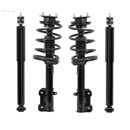 Set(4) Front+Rear Shock Struts Assembly For 2011-2014 Ford Mustang 172540252400