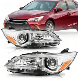 For 2015 2016 2017 Toyota Camry LE SE XLE XSE Projector Headlamps Headlights