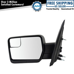 Driver Power Non-Heated Textured Black Side View Mirror for 2011-2014 F-150