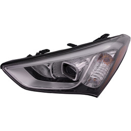 Left Driver Side Halogen Headlight Fits 2013-2016 Hyundai Santa Fe Sport