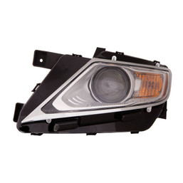 Headlight Fits Lincoln MKX 11-15 CAPA Certified Left Driver Side Halogen Chrome