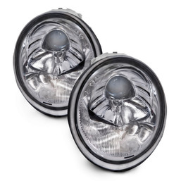 For 1998-2005 Volkswagen Beetle Halogen Chrome Headlights w/Performance Lens
