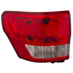Tail Light Rear Driver Assembly Fits 2011-2013 Jeep Grand Cherokee Incandescent