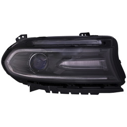 Headlight Halogen Projector Right Passenger For 2015-16 Dodge Charger Code LMC