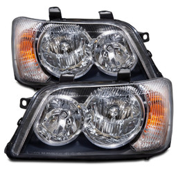Left and Right Headlights Pair Fits Forest River Charleston 07-10 Motorhome RV