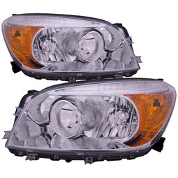 Headlights CAPA Fits 2006-2008 Toyota Rav4 Base/Limited TO2518106 TO2519106