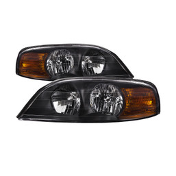 Headlights Set Halogen Pair Fits Holiday Rambler Endeavor 02-07 Motorhome RV