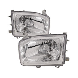 Left and Right Headlights Pair Fits Safari Zanzibar 2004 Motorhome RV Halogen