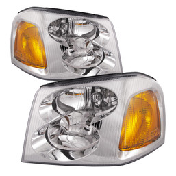 Headlight Pair Fits Winnebago Itasca Suncruiser 06-09 Left Right Headlamp Set