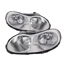 Headlights Set Fits 1998-2001 Chrysler Concorde Headlamp CH2502119 CH2503119