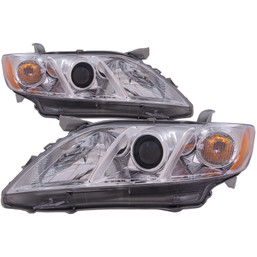Headlights CAPA Fits 2007-2009 Toyota Camry TO2502197 TO2503197 Halogen