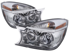 Fits 04-07 Buick Rendezvous Headlights Headlamps Pair Set New Halogen Chrome