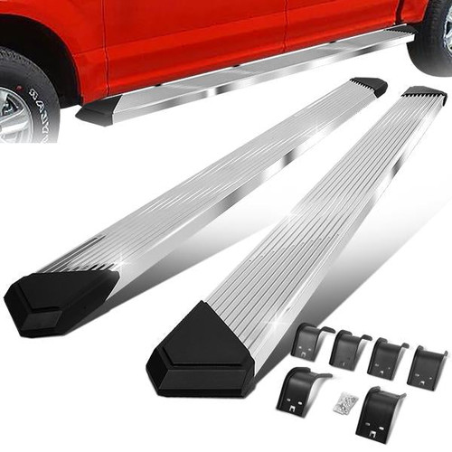 09-22 Ram 1500 2500 3500 Crew Cab 4-Door 6.25" Pleated Step Bar Running Boards - Stainless Steel