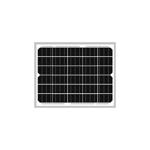 10W 12V P MONOCRYSTALLINE SOLAR PANEL - SLD Tech Inc