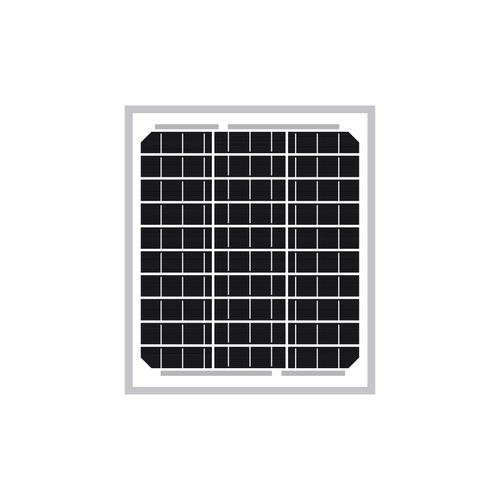 5W 12V P MONOCRYSTALLINE SOLAR PANEL - SLD Tech Inc
