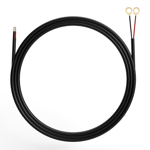 10’ 18AWG 2 Core Cable, 3A Diode and 3/8 Ring Connector