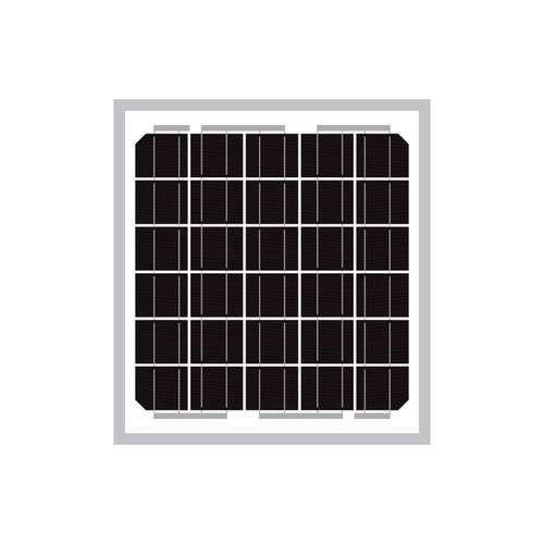 5W 12V MONOCRYSTALLINE SOLAR PANEL - SLD Tech Inc
