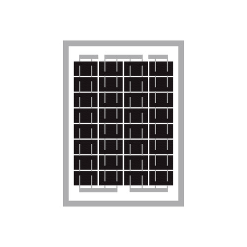 NEW CID2 5W 12V MONOCRYSTALLINE SOLAR PANEL - SLD Tech Inc